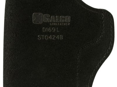 Galco STO424B Stow-N-Go  IWB Black Leather Belt Clip Fits 1911 3″ Barrel Right Hand