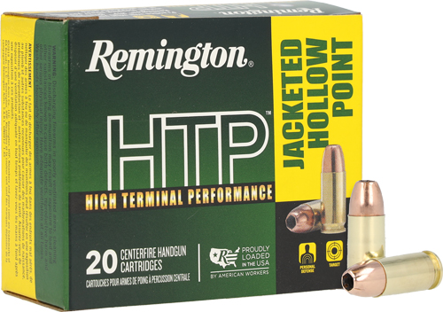 REMINGTON HTP 9MM LUGER 115GR – JHP 20RD 25BX/CS