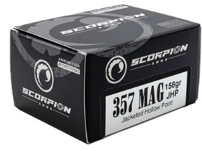 SCORPION 357 MAG – 158GR JHP 20RD 10BX/CS