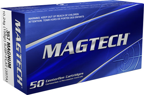 MAGTECH 357 MAG 158GR – SJSP FLAT 50RD 20BX/CS