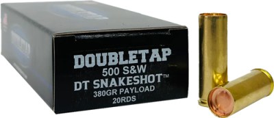 DOUBLETAP 500 S&W SNAKE SHOT – 20RD 25BX/CS