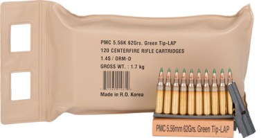 PMC 5.56K 5.56X45 62GR (M855) – 120RD BATTLE PACK 5PK/CS