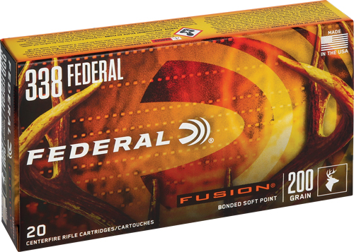 FEDERAL FUSION 338 FEDERAL – 200GR FUSION 20RD 10BX/CS