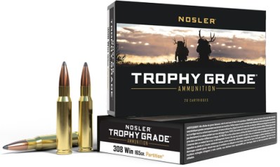 NOSLER TROPHY GRADE 308 WIN – 165GR PARTITION 20RD 10BX/CS