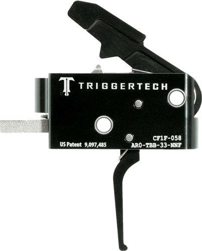 TRIGGERTECH AR-15 TWO STAGE – BLACK COMPETITIVE FLAT