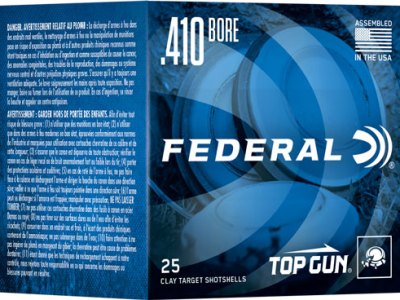 FEDERAL TOP GUN 410 2.5″ 1/2OZ – #9 1330FPS 250RD CASE LOT