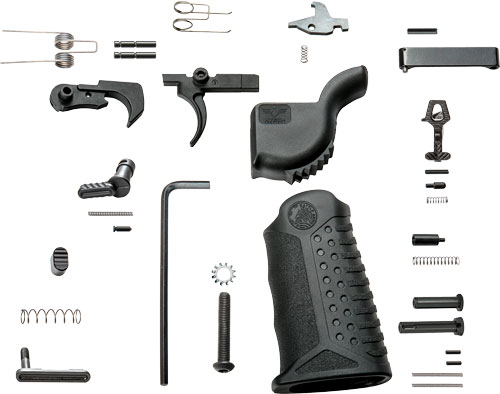 BATTLE ARMS ENHANCED COMPLETE – LOWER PARTS KIT STEEL BLACK