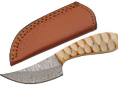 SZCO RITE EDGE 2.75″ GROOVED – BURNED BONE SKINNER W SHEATH