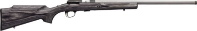 BROWNING T-BOLT TARGET/VARMINT – 22WMR 22″HB SS/GRAY LAMINATE
