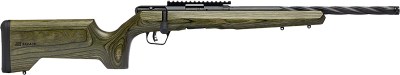 SAVAGE B22 TIMBER TACTICAL – 22LR 18″ BLACK/GREEN LAMINATE