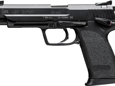 HK USP45 EXPERT V1 DA/SA 45ACP – 5.19″BBL 2-12RD BLACK