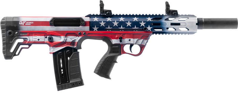 GFORCE ARMS GFY1 AR-12 12GA 3″ – 18.5″ 5RD USA FLAG