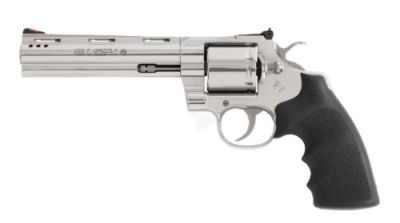 COLT GRIZZLY 357MAG 6″ 6RD – POLISHED STAINLESS HOGUE GRIPS