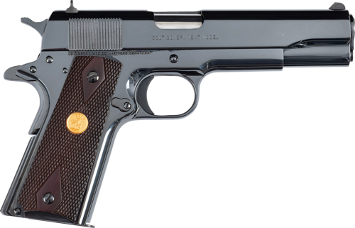 COLT GOVERNMENT 1911 38 SUPER – 5″ 9RD ROYAL BLUE ROSEWOOD