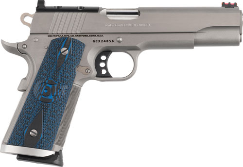 COLT GOLD CUP TROPHY 9MM 5″ – 8RD STAINLESS G10 OPTIC READY