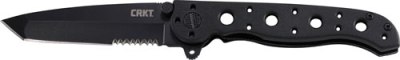 CRKT M16-KZ TANTO – 3″ HALF SERRATED BLADE