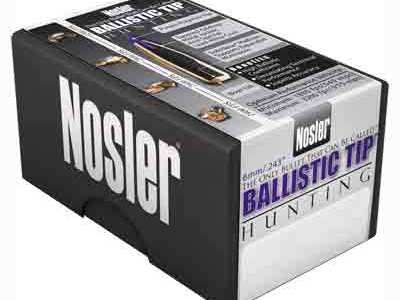 NOSLER BULLETS 6MM .243 – 55GR BALLISTIC TIP 250CT