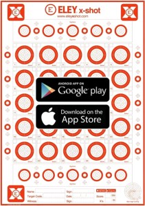 ELEY X-SHOT TARGETS 25 PACK