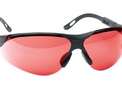 Walker’s GWPXSGLVER Sport Glasses Elite Adult Vermilion Lens Polycarbonate Black Frame