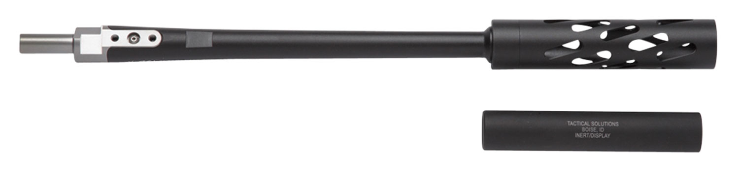 Tactical Solutions 1022TDSBXMB X-Ring SB-X Barrel 22 LR 16.63″ Black Matte Finish Aluminum Material Tapered & Suppressor Ready for Ruger 10/22 Takedown Includes Suppressor