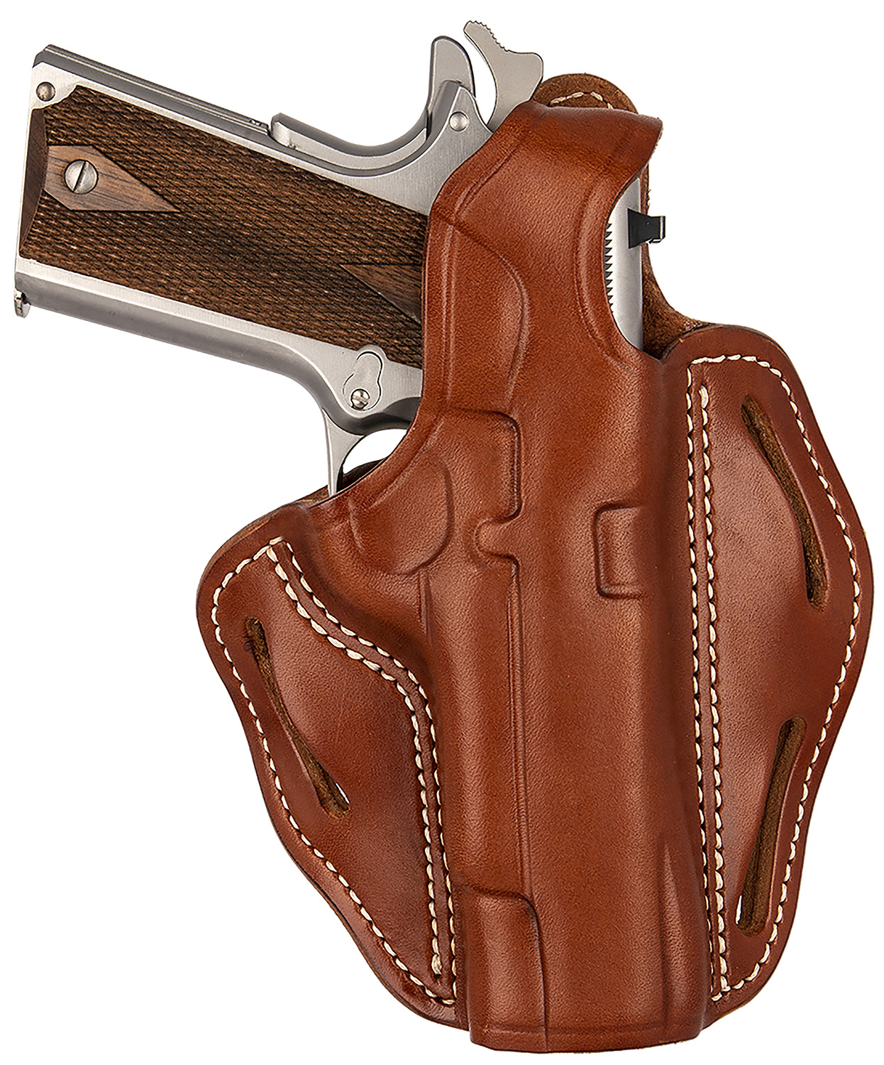 1791 Gunleather BHX1CLCBRR BHX  OWB 01 Classic Brown Leather Belt Slide Fits 4-5″ 1911