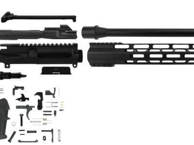 TacFire SSRK45ACPLPK AR Build Kit  Sports South Exclusive 45 ACP AR-Platform Black Nitride
