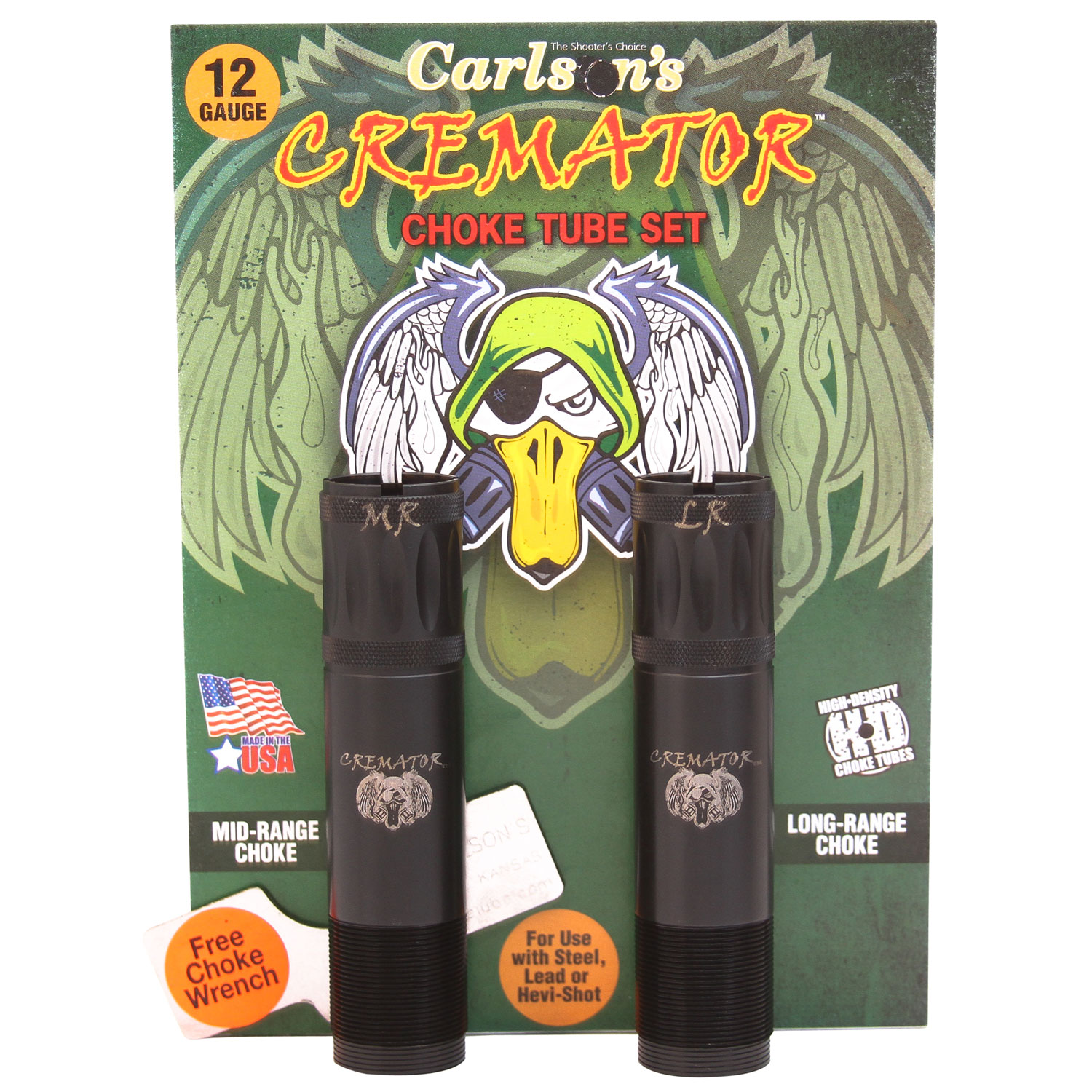 Carlson’s Choke Tubes 11622 Cremator  Browning Invector Plus 12 Gauge Mid/Long Range Non-Ported 17-4 Stainless Steel