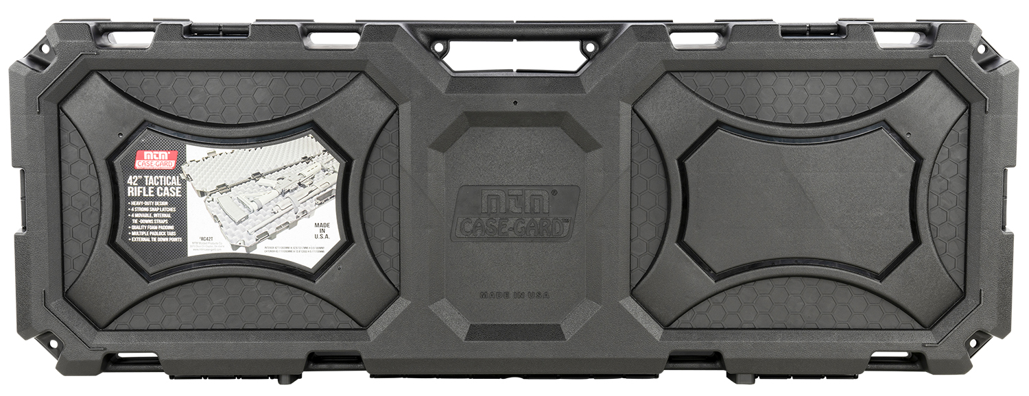 MTM Case-Gard RC42T Tactical Rifle Case 42″ Black Holds 2 Rifles