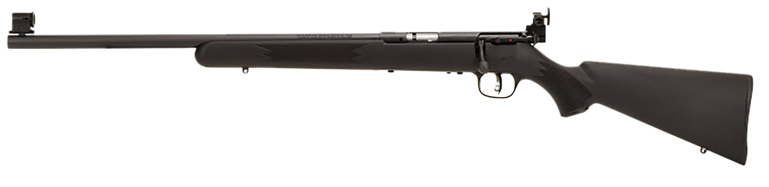 Savage Arms 28901 Mark I FVT Full Size 22 Long/22 Short/22 LR 1rd 21″ Black Satin Heavy Barrel, Satin Black Carbon Steel Receiver, Black Fixed Synthetic Stock, Left Hand