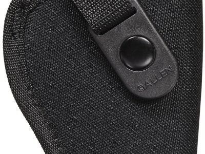 Allen 44801 Cortez  Size 01 OWB Style Black Polyester, Adjustable Strap & Belt Loop Mount Type fits 3-4″ Barrel Medium Autos Right Hand