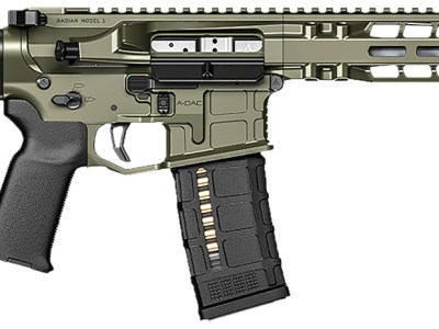 Radian Weapons R0515 Model 1 Pistol 223 Wylde 30+1 10.50″, OD Green Billet Rec/M-Lok Handguard, Smooth Buffer Tube (No Brace), Magpul Grip, Ambi Controls, Dead Air QD Flash Hider, Adj. Triggers