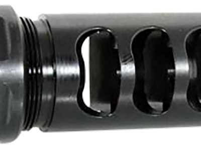 American Precision Arms G2L5830N Gen 2 Little Bastard Self Timing Brake Black Nitride Stainless Steel with 5/8″-24 tpi Threads, 2.22″ OAL & 1″ Diameter for 30 Cal Rifle