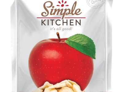 ReadyWise SK05910 Simple Kitchen Freeze Dried Fruit Sweet Apples 1 Serving Pouch 6 Per Case