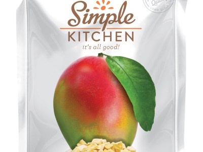 ReadyWise SK05911 Simple Kitchen Freeze Dried Fruit Mango 1 Serving Pouch 6 Per Case
