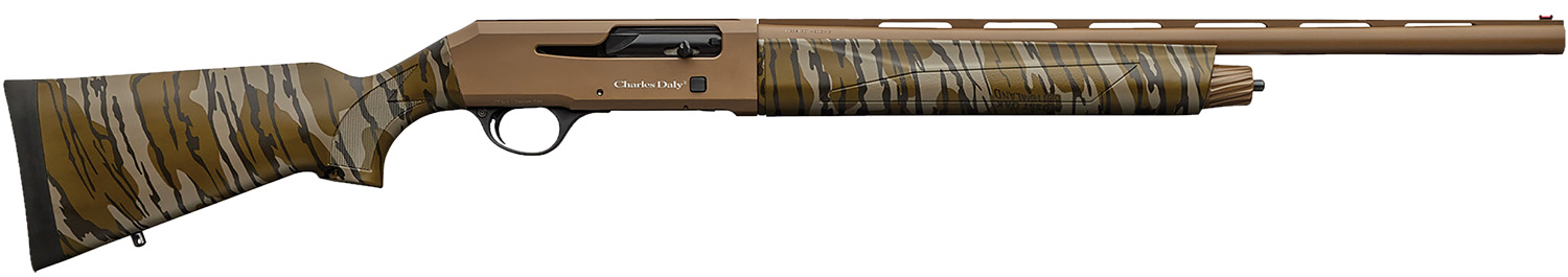 Charles Daly 930272 601  20 Gauge 4+1 3″ 22″ Vent Rib Barrel, Flat Dark Earth Finished Barrel/Receiver, Mossy Oak Bottomland Stock & Forend, Includes 3 Chokes
