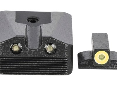 Meprolight USA 412213121 Hyper-Bright  Green Tritium Yellow Outline/  Black frame Sight Kimber 1911 WEDGE