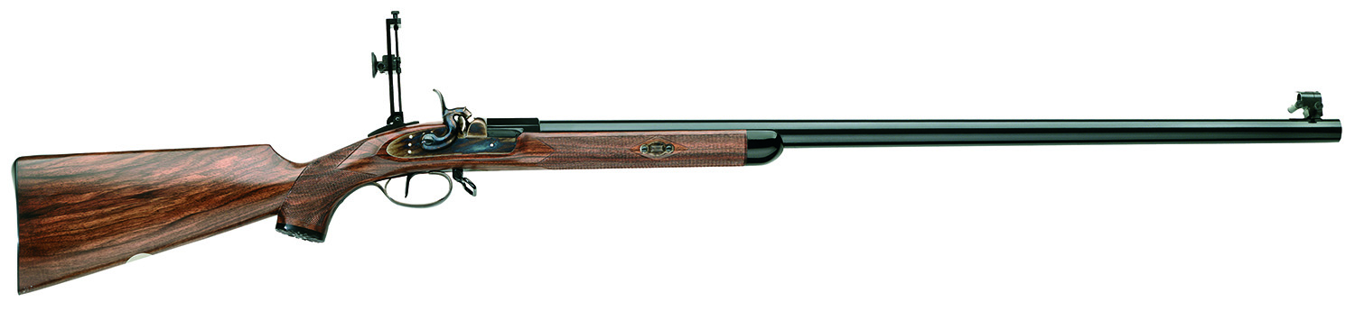 Taylors & Company 210065 Gibbs Pedersoli 45 Cal Percussion 32.31″ Blued Single Shot Steel Barrel, Color Case Hardened Steel Receiver, Fixed Checkered Walnut Stock