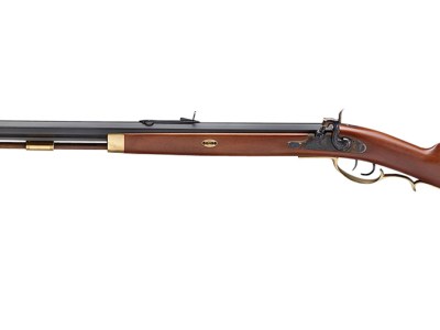Taylors & Company 210109 Pedersoli Hawken Target 50 Cal Percussion 28″ Blued Single Shot Octagon Barrel, Color Case Hardened Steel Receiver, Fixed Walnut Stock