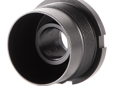 Dead Air DA410 Ghost Fixed Mount Black Cerakote 1/2″-28 tpi