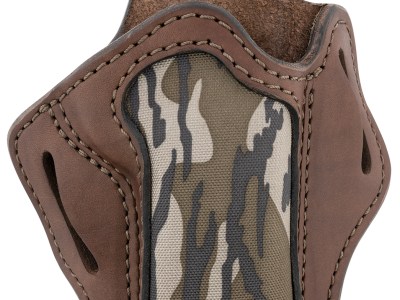 1791 Gunleather MOBH1BRWR BH1 Optic Ready OWB 01 Brown with Mossy Oak Leather Belt Slide Fits 5″ 1911