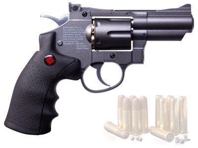 Crosman SNR357 SNR357 Air Pistol CO2 177 6rd BB Black Rubber Grips