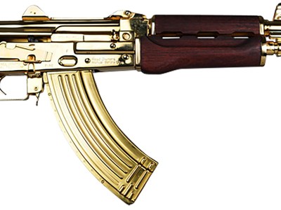 Zastava Arms Usa ZP92762SRGL ZPAP 92 7.62x39mm 30+1 10″ 24K Gold Plated/ Cold HammerForged/ Chrome Lined Barrel, Steel 24K Gold Plated Receiver, Serbian Red Wood Grips