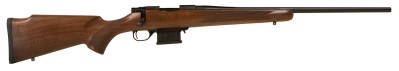Howa HWH65G M1500 Mini Action Hunter Full Size 6.5 Grendel 5+1 22″ Blued Threaded Barrel, Blued Drilled & Tapped Steel Receiver, Walnut Fixed Stock, Right Hand