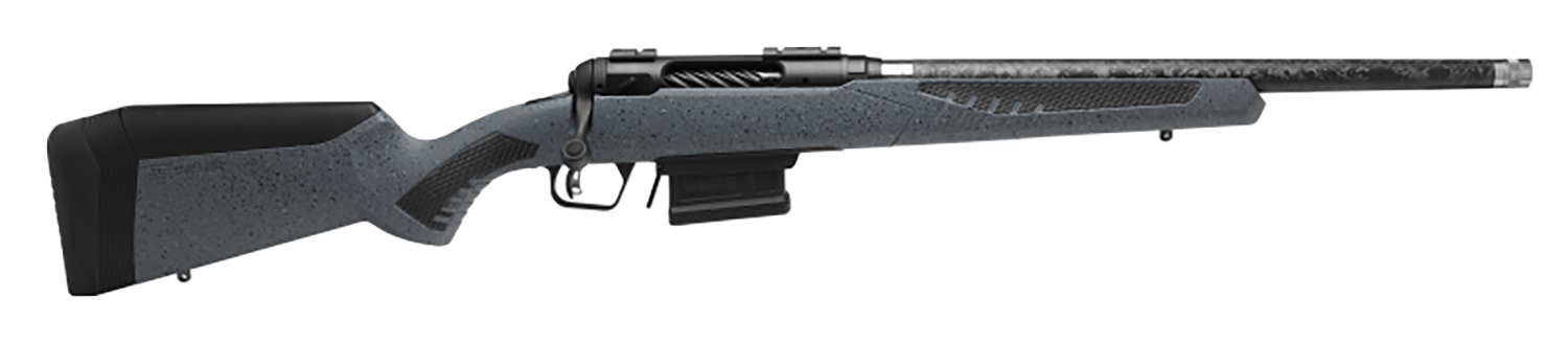 Savage Arms 57932 110 Carbon Predator 223 Rem 18″ Proof Research Carbon Fiber Barrel, Granite Stock with Black Rubber Cheek Piece & Grips