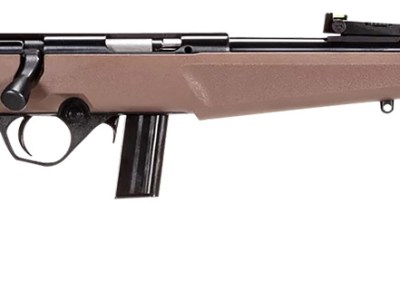 Rossi RB22L1611FDE RB22  Compact 22 LR 10+1, 16″ Matte Black Button Rifled Free Floating Steel Barrel, Matte Black Stainless Steel Receiver, Flat Dark Earth Monte Carlo Stock, Right Hand