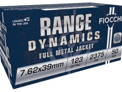 Fiocchi 762X39A Range Dynamics  7.62x39mm 123gr Full Metal Jacket 50 Per Box/10 Case
