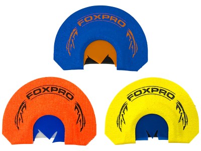 Foxpro CSSPURTKRCOMBO Spurtaker Combo Diaphragm Call Attracts Turkey Blue/Orange/Yellow 3 Pack