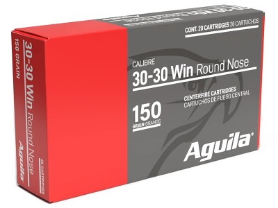 Aguila 80801AG   30-30Win 150gr InterLock Boat Tail Soft Point 20 Per Box/10 Case
