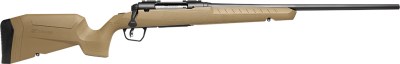 Savage Arms 32051 Axis 2  6.5 Creedmoor 4+1 22″ Matte Black Sporter Barrel, Matte Black Drilled & Tapped Steel Receiver, Fixed Flat Dark Earth Synthetic Stock, Right Hand