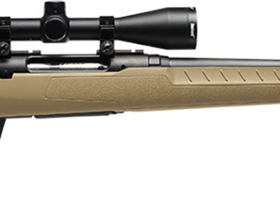 Savage Arms 32170 Axis 2 XP Combo 30-06 Springfield 4+1 22″ Black Sporter Barrel, Black Drilled & Tapped Steel Receiver, Fixed Flat Dark Earth Synthetic Stock, Right Hand, Boresighted 3-9×40